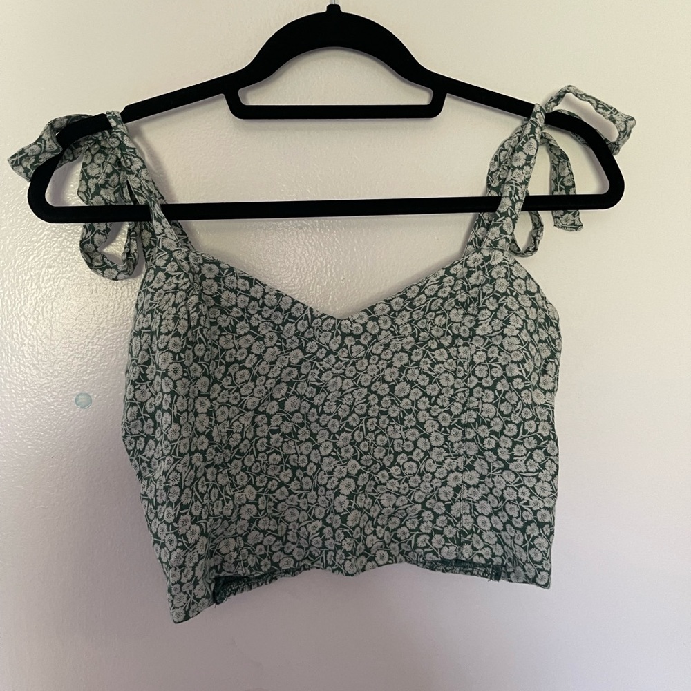 Abercrombie Keepsake Tie Strap Corset Tank